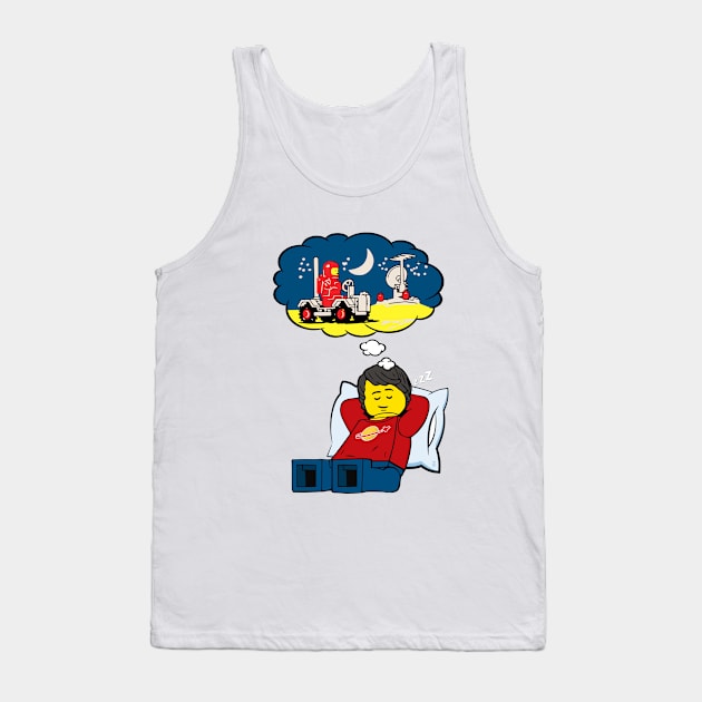 My Dream My Future Spaceman Tank Top by The Brick Dept